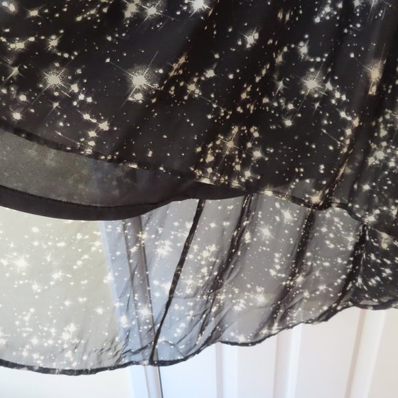 Dex Star Pattern Hi-Low Dress Size XS - Picture 6 of 7